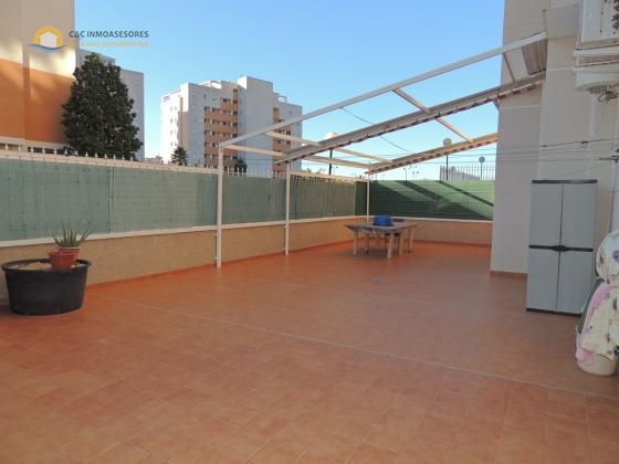 Ground floor apartment with 110 meters of terrace